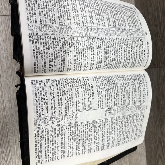 Vintage World Publishing Holy Bible Red Letter References KJV Morocco Leather - Picture 9 of 12